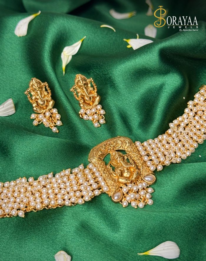 Gajanana Choker Necklace Set