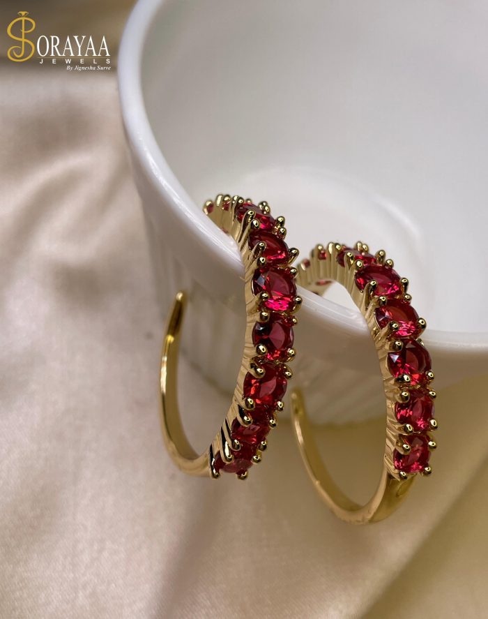 Charlotte Hoop Earrings